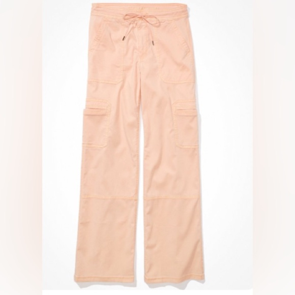 AE Dreamy Drape Stretch Super High-Waisted Baggy Wide-Leg 14 Long